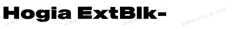 Hogia ExtBlk字体转换